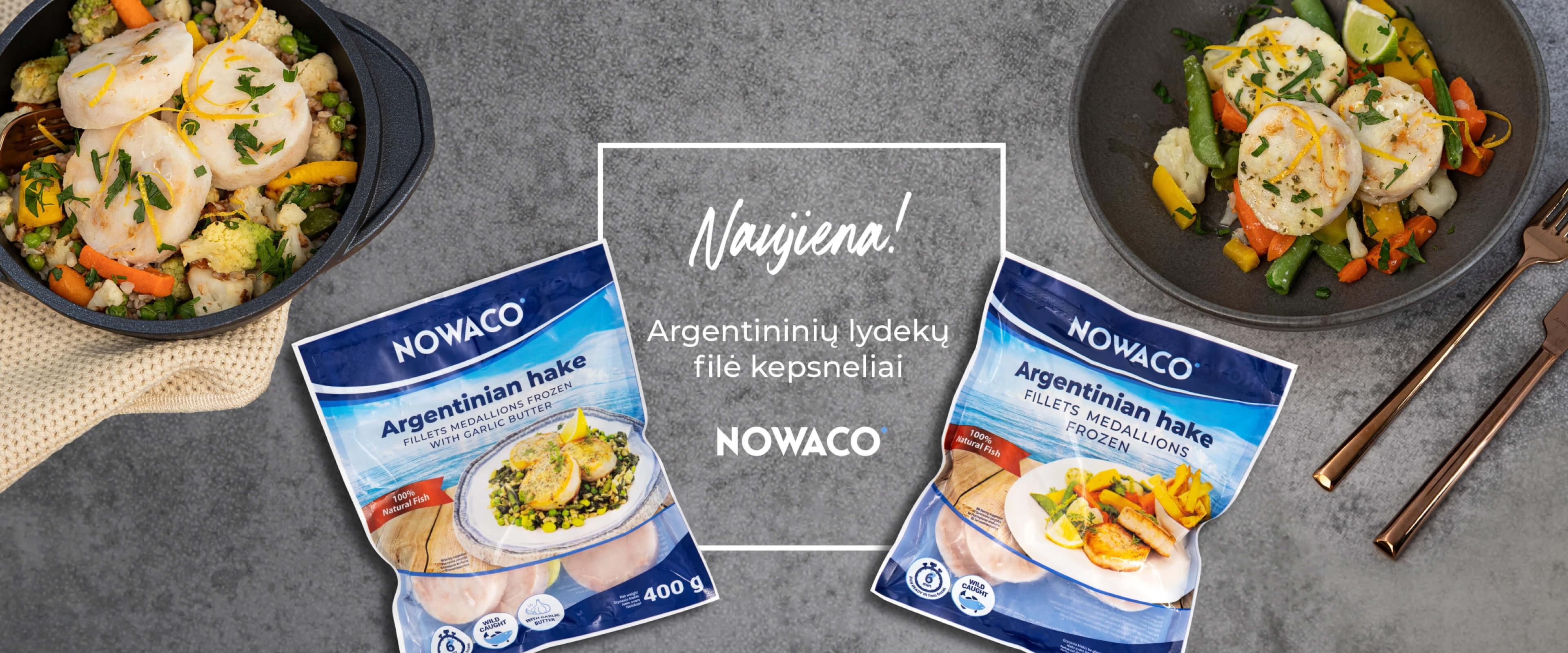 Nowaco argentininių lydekų kepsneliai