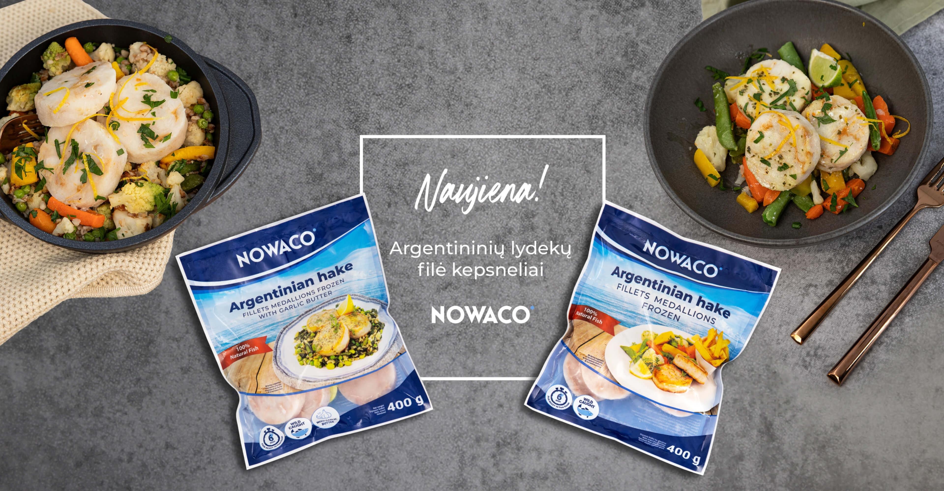 Nowaco argentininių lydekų kepsneliai